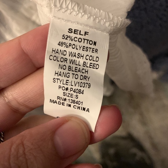 Lace Trimmed Ruffle Tank - Picture 8 of 8